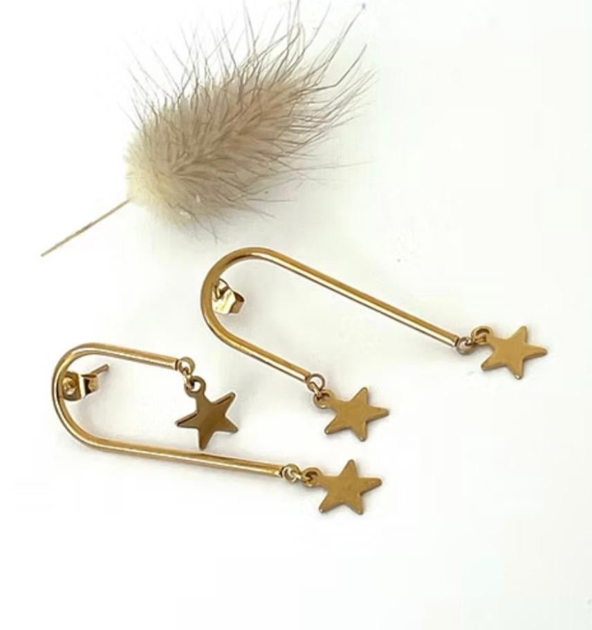 Boucles STARS -Loucoeurs CRÉATION X YayaStore-