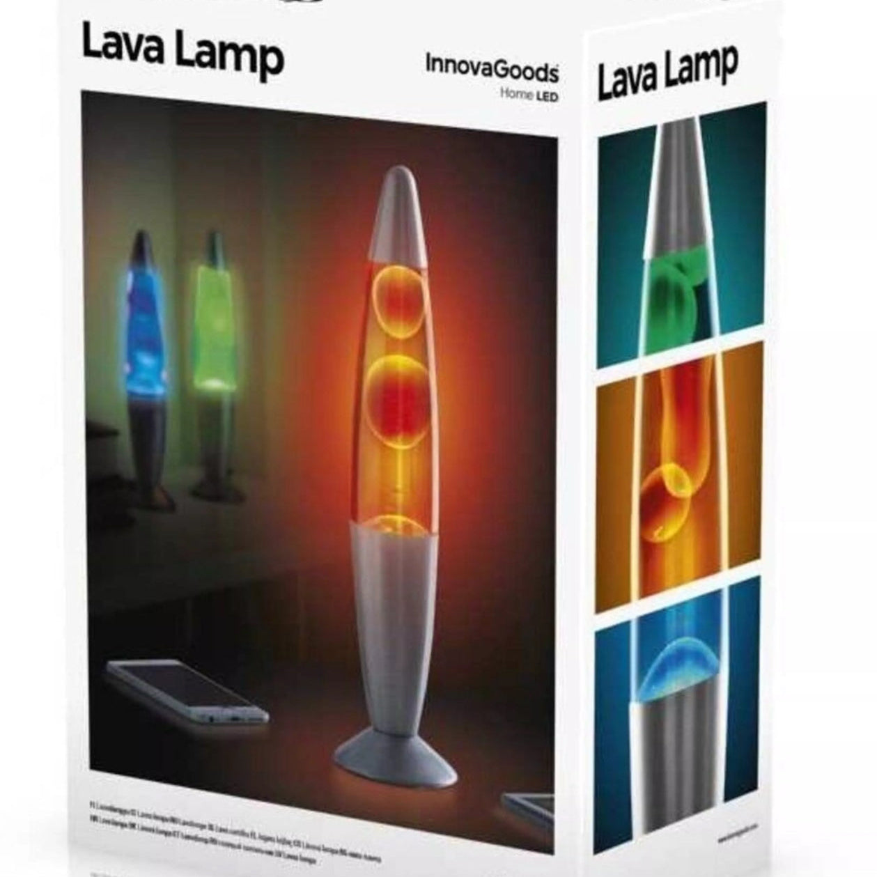 Lampe lave - Décorative et design - Magma Lava - Rouge