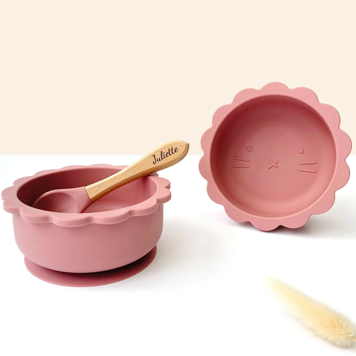 Set de repas LION - Bol et cuillère