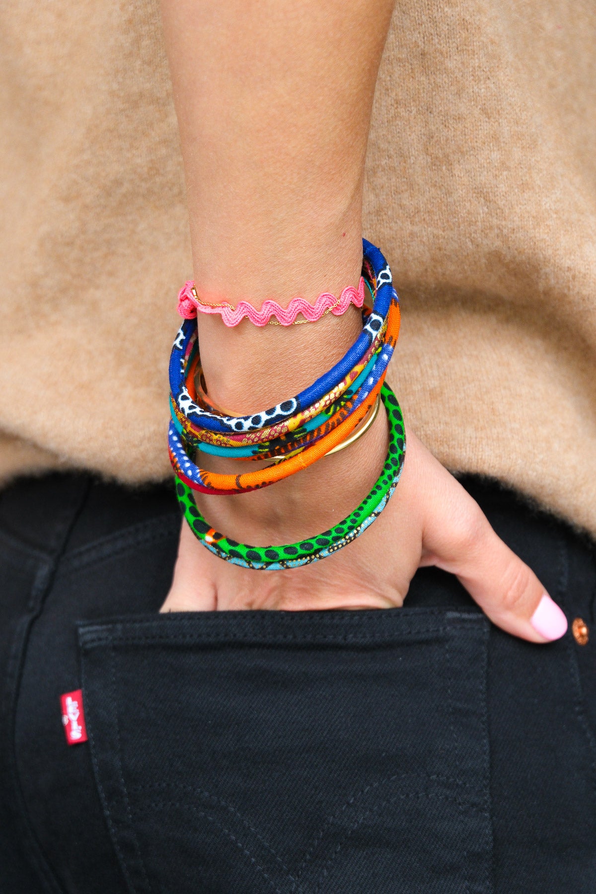 Lot de 5 Bracelets en WAX