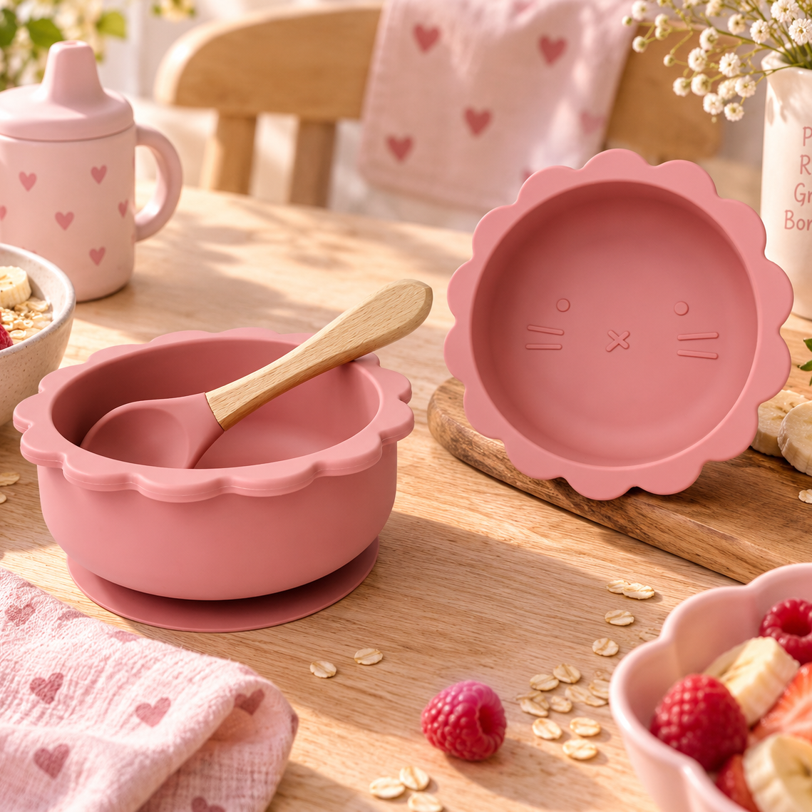 Set de repas  LION - Bol et cuillère