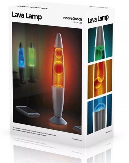 Lampe lave - Décorative et design - Magma Lava - Rouge