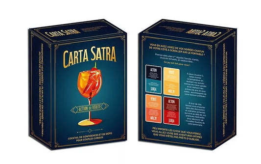 Jeu de cartes pour couples curieux - carta sutra - ACTION OU VÉRITÉ + 18