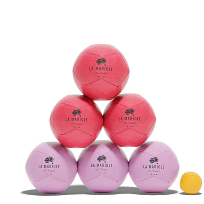 Boules de pétanque en cuir recyclé - En intérieur comme en extérieur