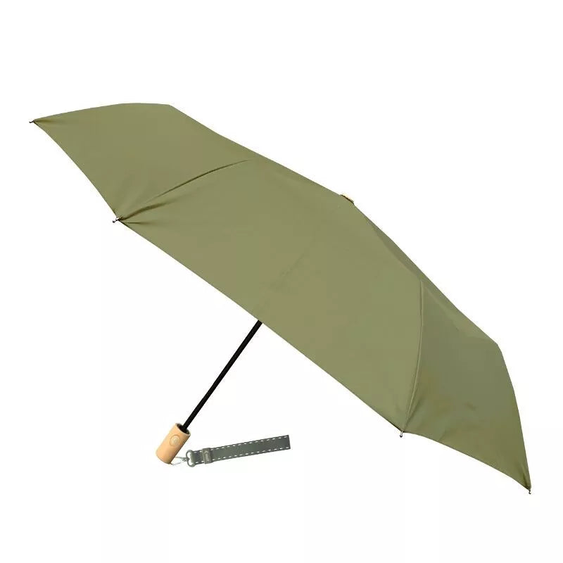 Parapluie compact automatique avec dragonne